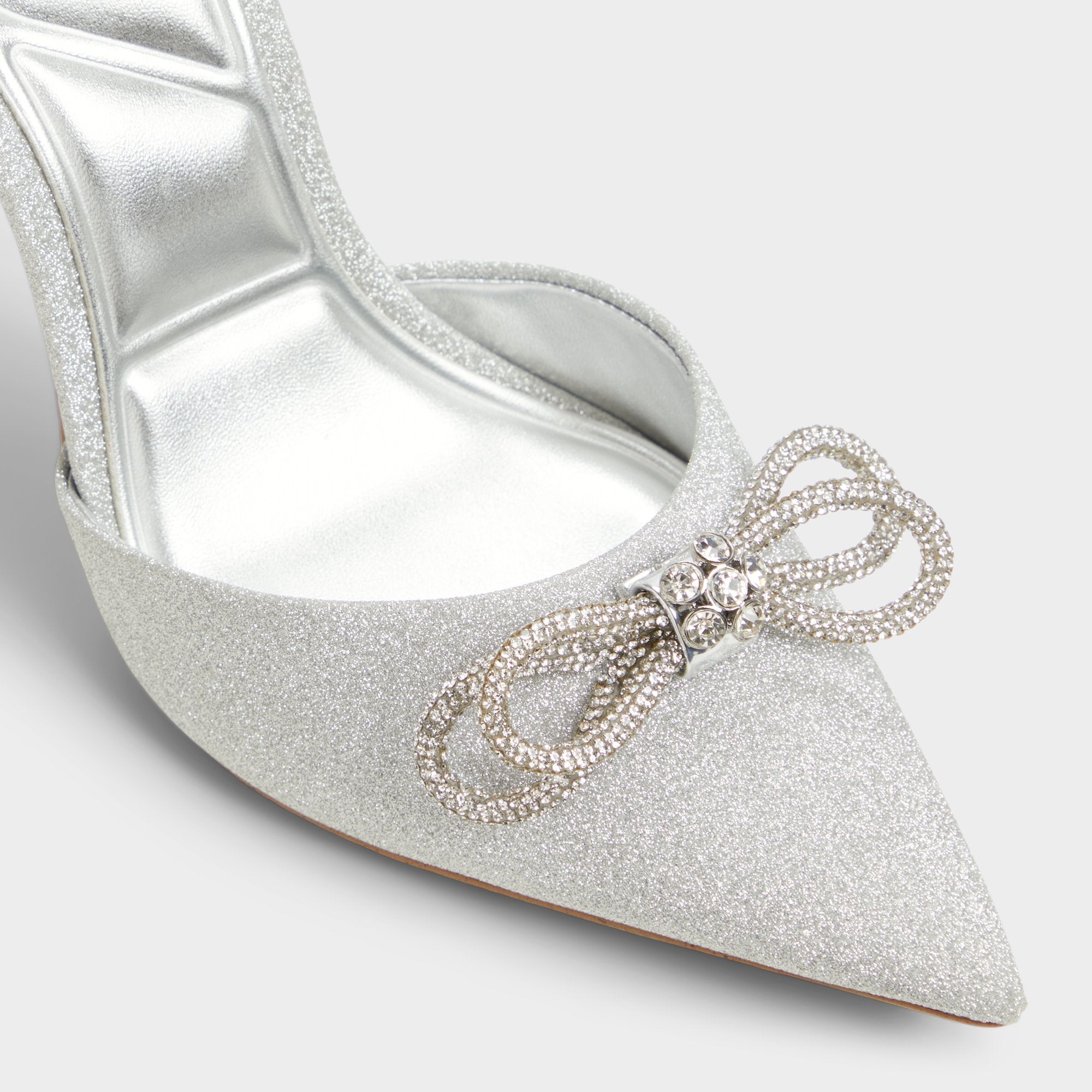 Addie Silver Women's Slingbacks - Slingback heel Stiletto heel