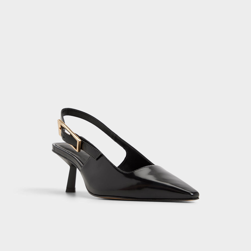 Kitten heel Nealie in Black 14139075 - Slingback heel