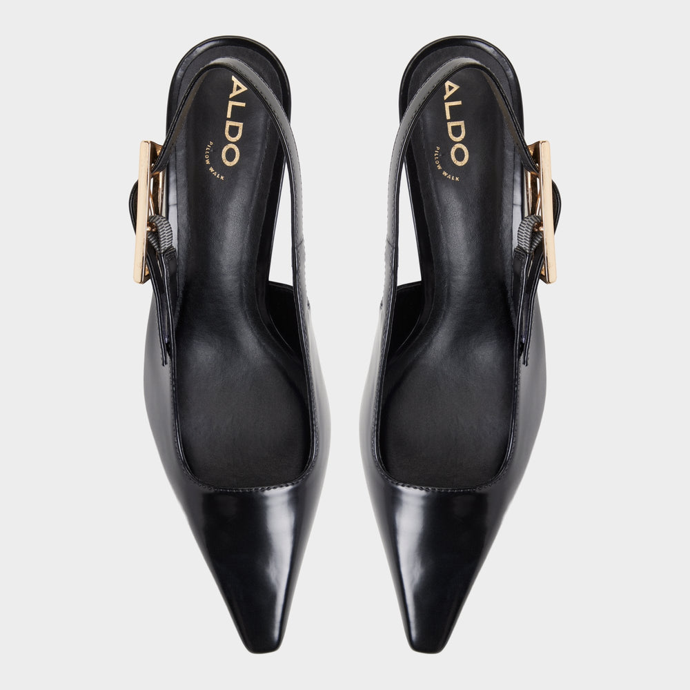 Kitten heel Nealie in Black 14139075 - Slingback heel