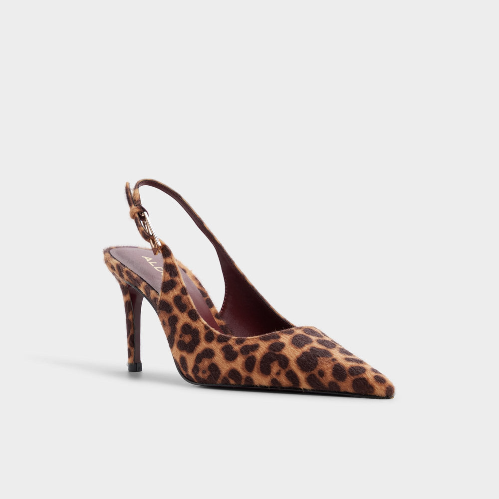 Syliaa in Black Gold Multi - Slingback heel