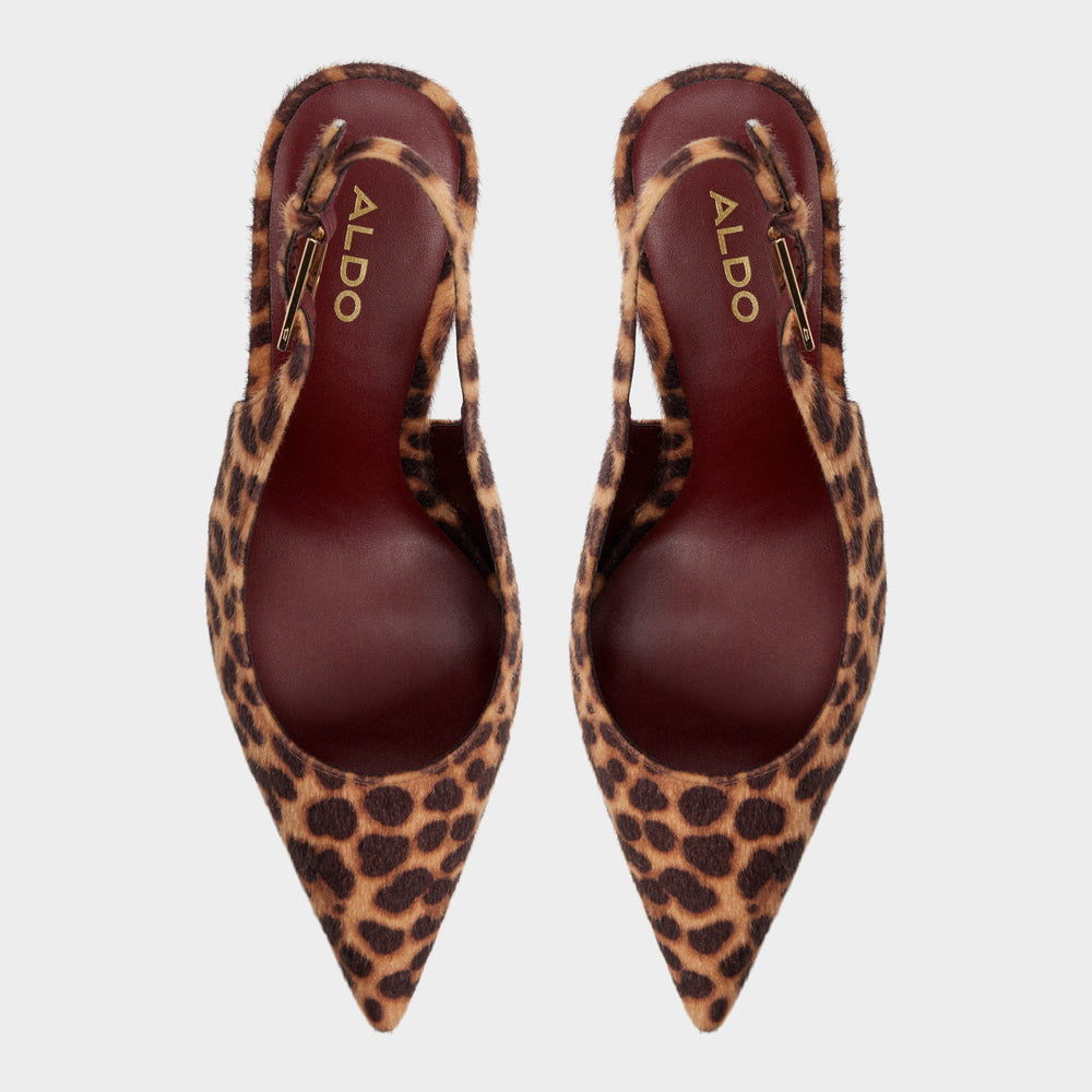 Syliaa in Black Gold Multi - Slingback heel