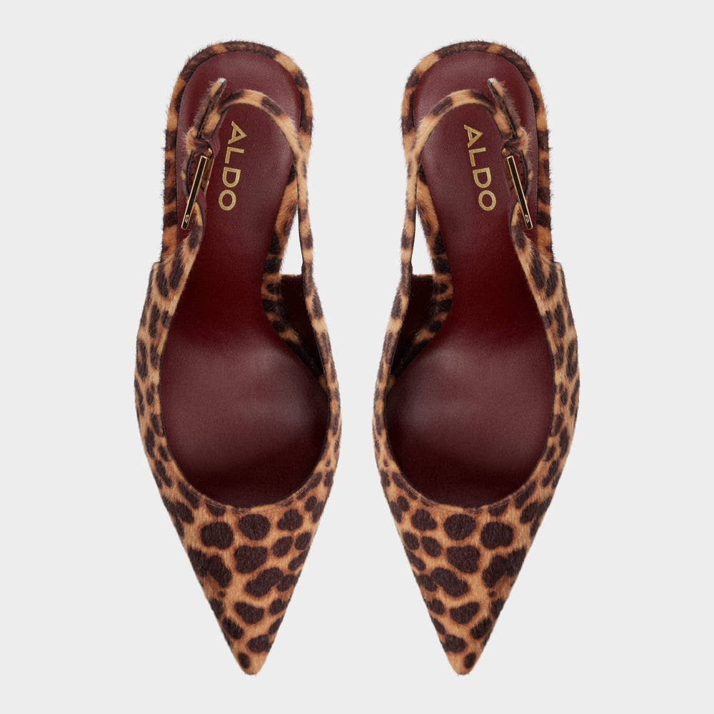 Syliaa in Black Gold Multi - Slingback heel