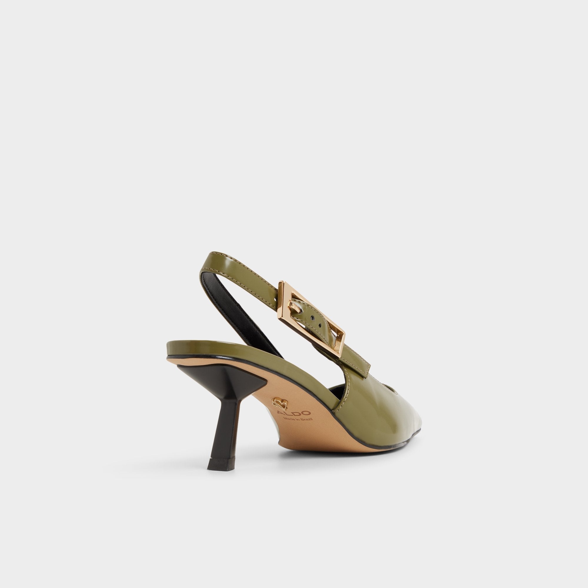 Nealie in Khaki 14139074 - Slingback heel Kitten heel