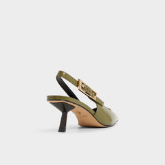 Nealie in Khaki 14139074 - Slingback heel Kitten heel
