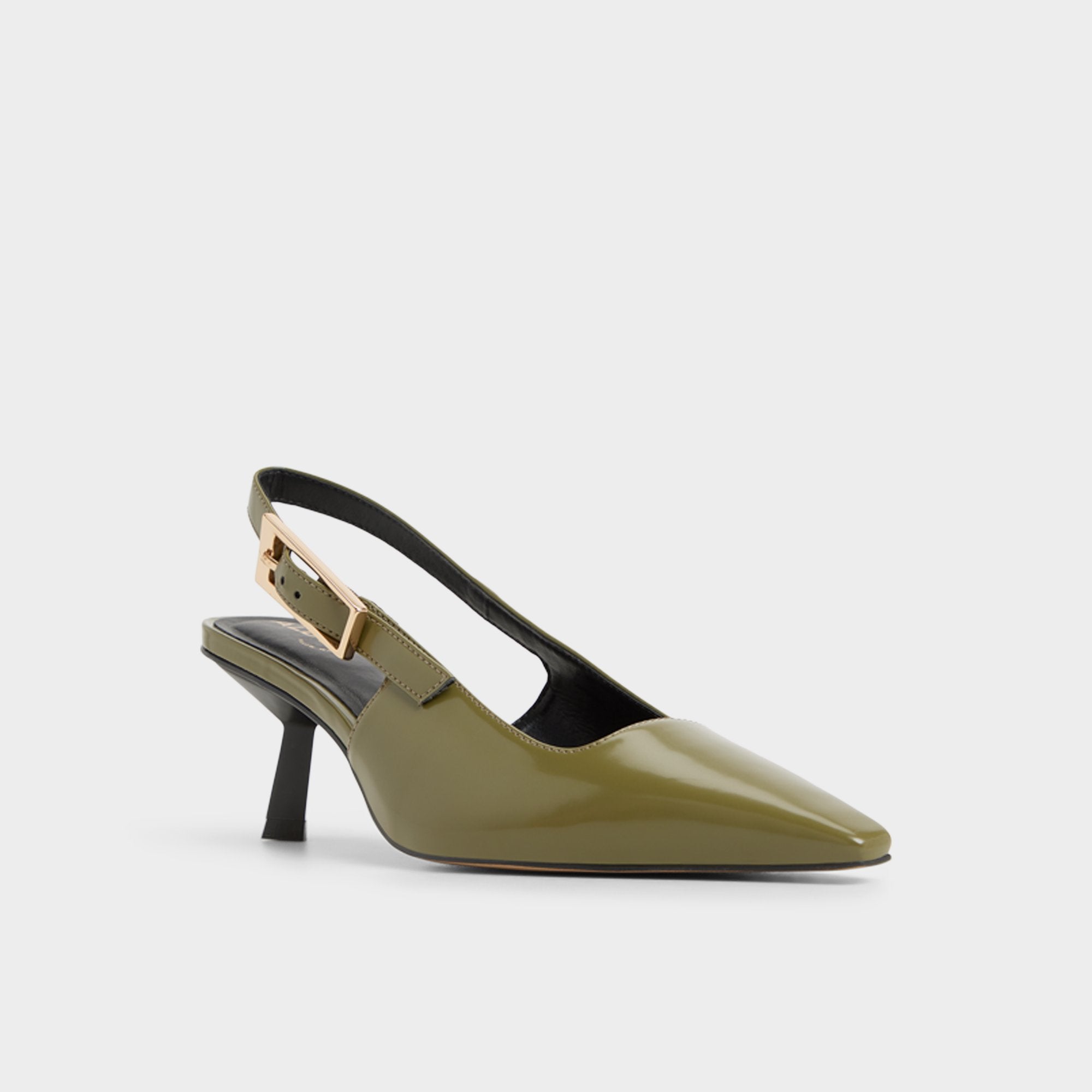 Nealie in Khaki 14139074 - Slingback heel Kitten heel