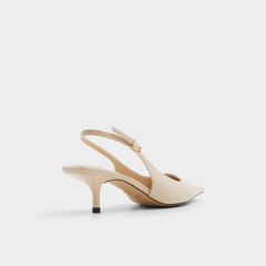 Josita Medium Beige Women's Kitten heels - Slingback heel Kitten heel