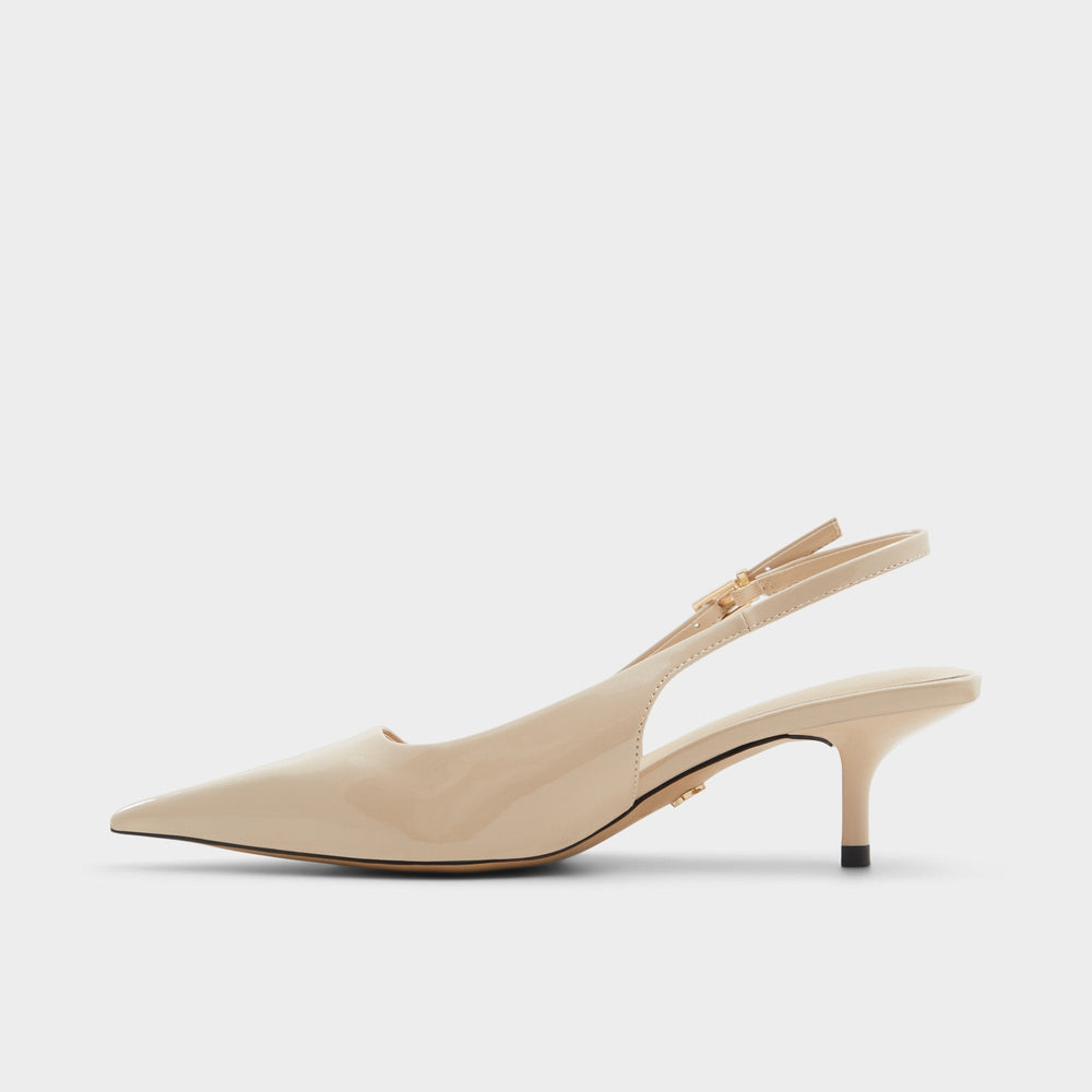 Josita Medium Beige Women's Kitten heels - Slingback heel Kitten heel