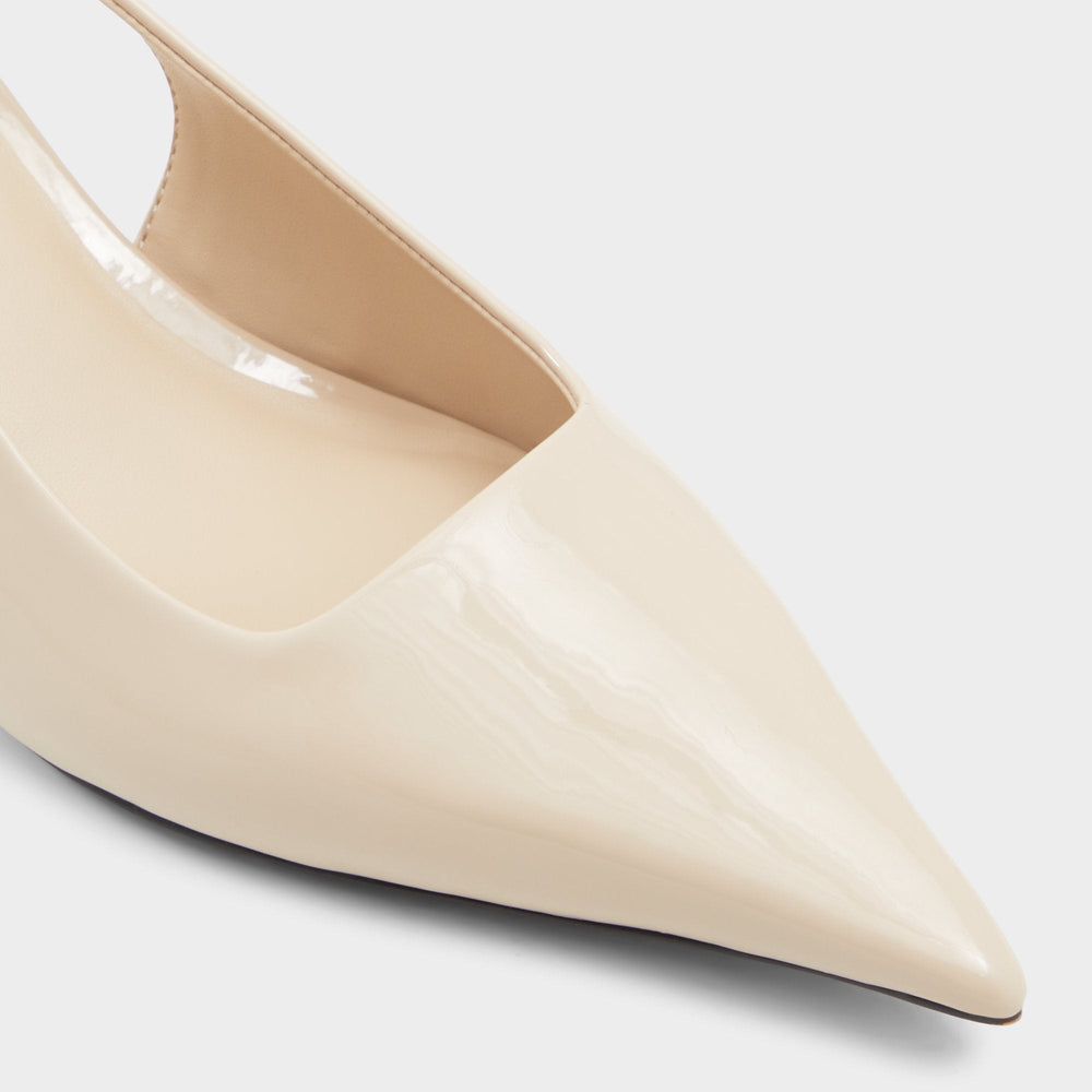 Josita Medium Beige Women's Kitten heels - Slingback heel Kitten heel