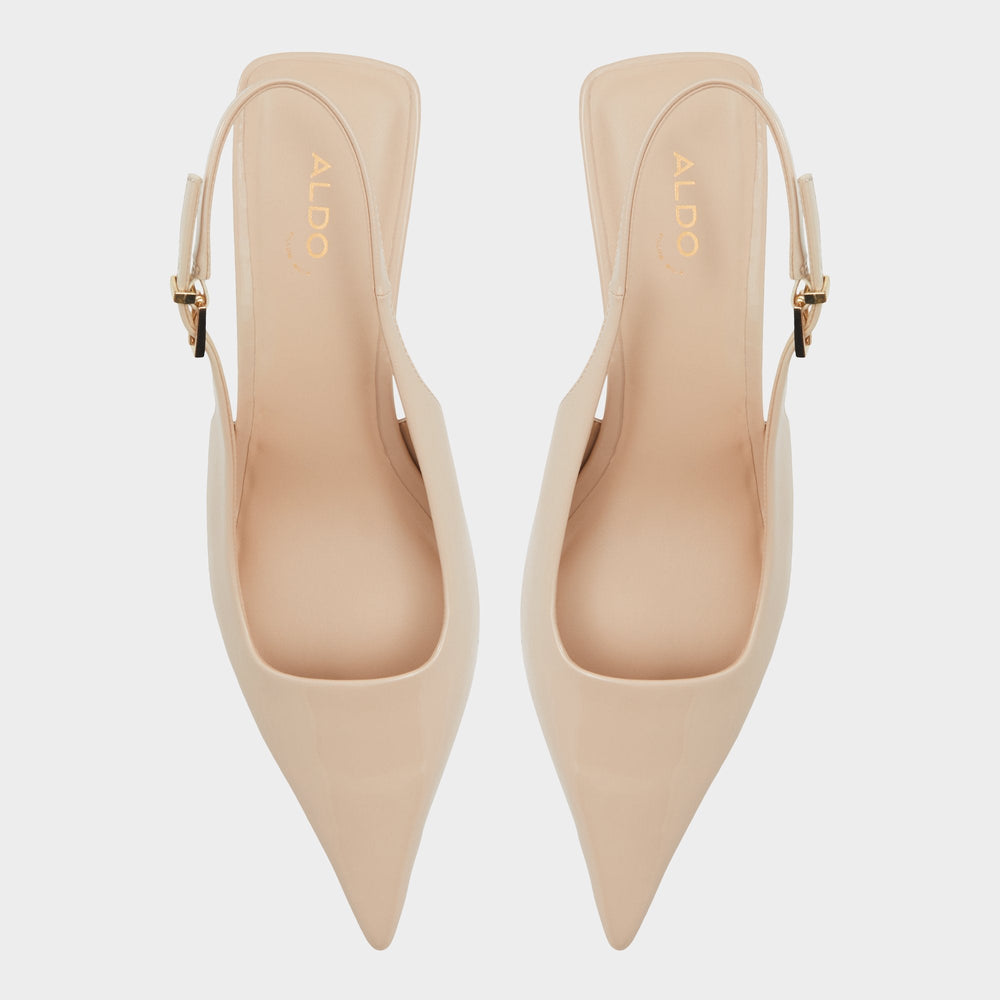 Josita Medium Beige Women's Kitten heels - Slingback heel Kitten heel