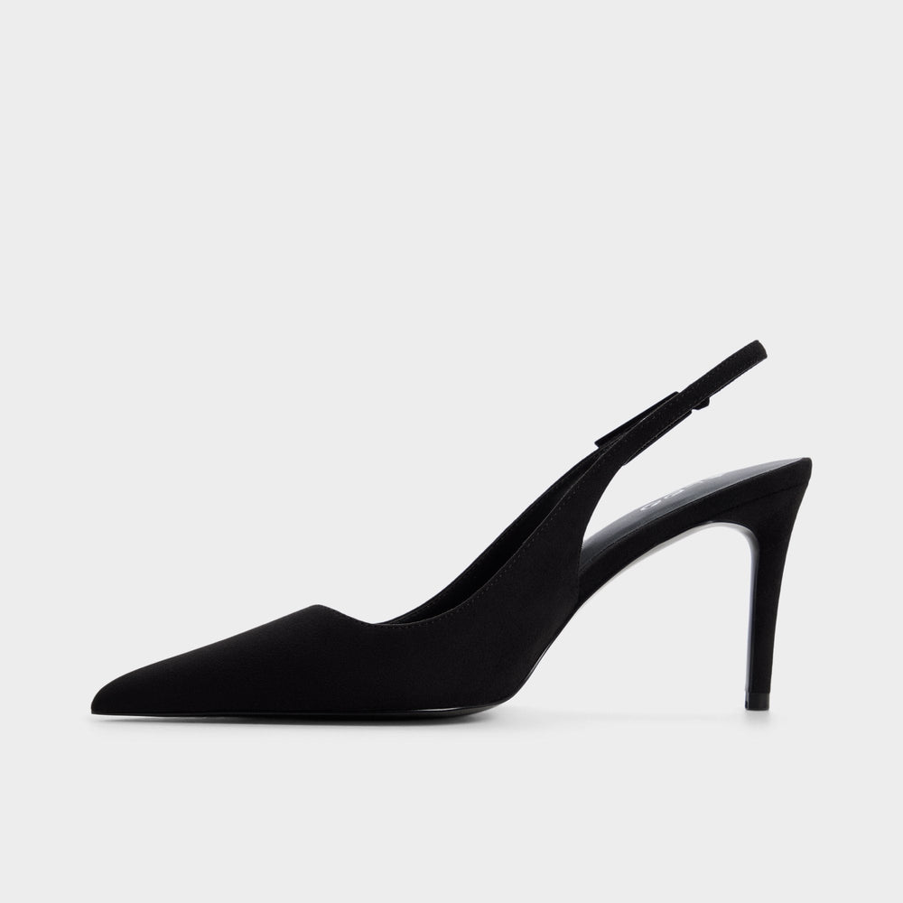 Syliaa in Other Black - Slingback heel