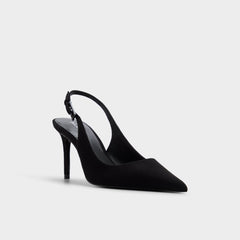 Syliaa in Other Black - Slingback heel