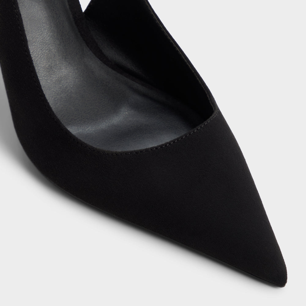 Syliaa in Other Black - Slingback heel