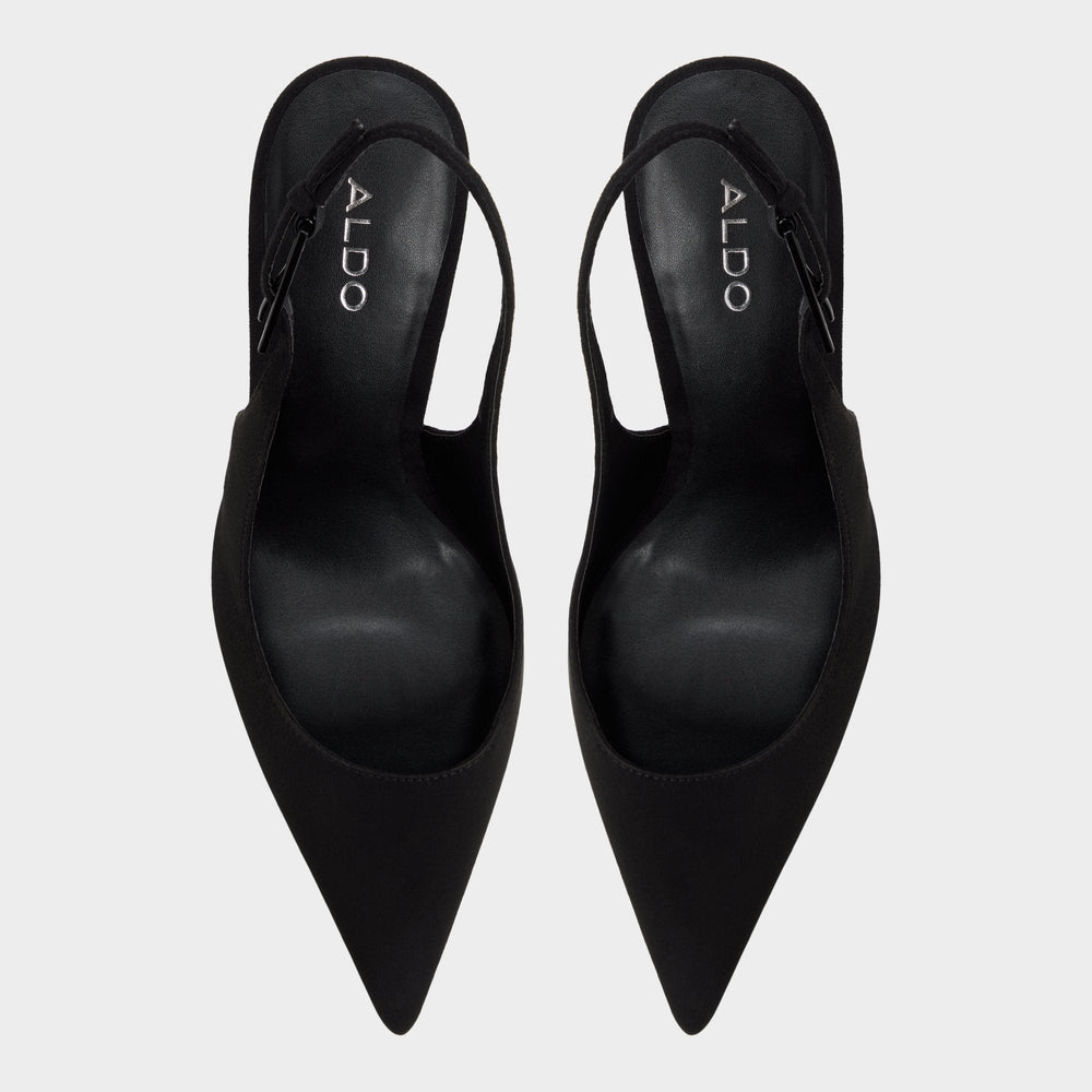 Syliaa in Other Black - Slingback heel