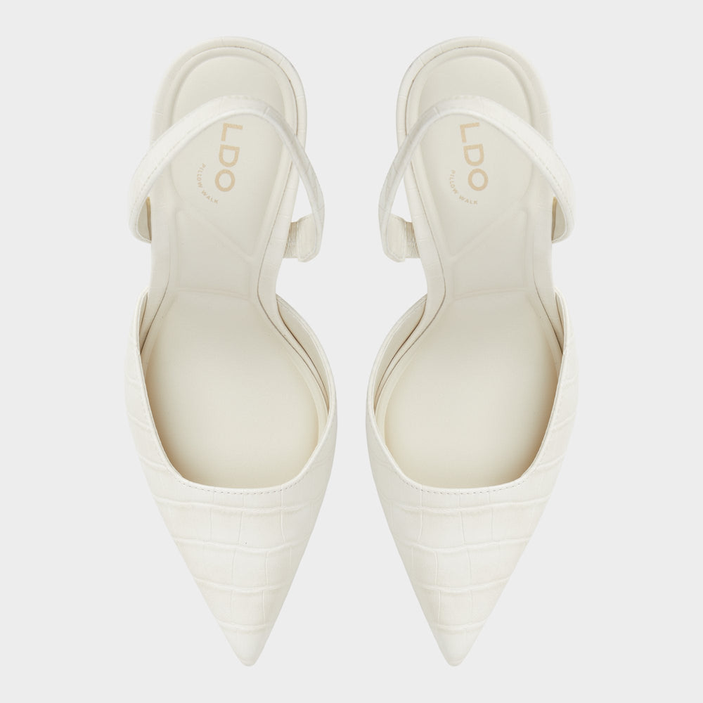 Stiletto heel Berolden Other White Women's Slingbacks - Slingback heel