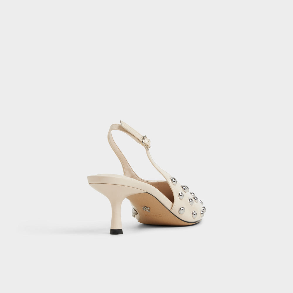 Naiarah in Cream 14118390 - Slingback heel Stiletto heel