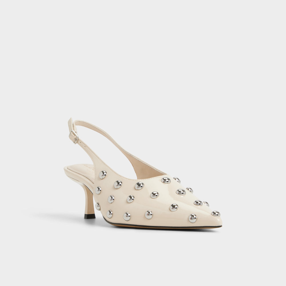 Naiarah in Cream 14118390 - Slingback heel Stiletto heel