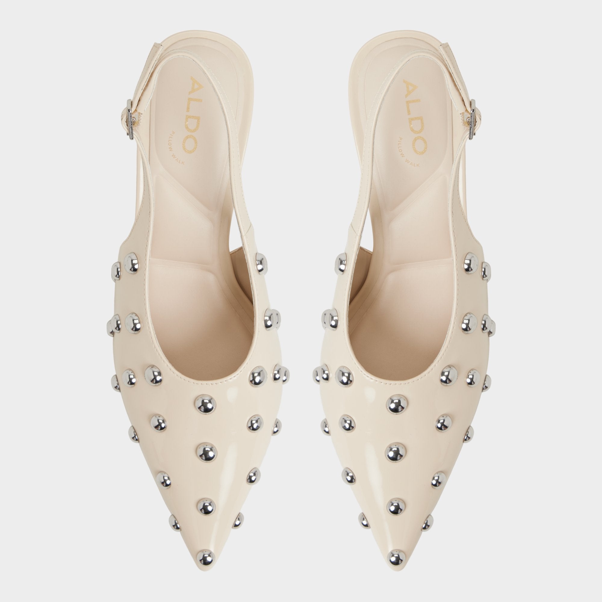 Naiarah in Cream 14118390 - Slingback heel Stiletto heel