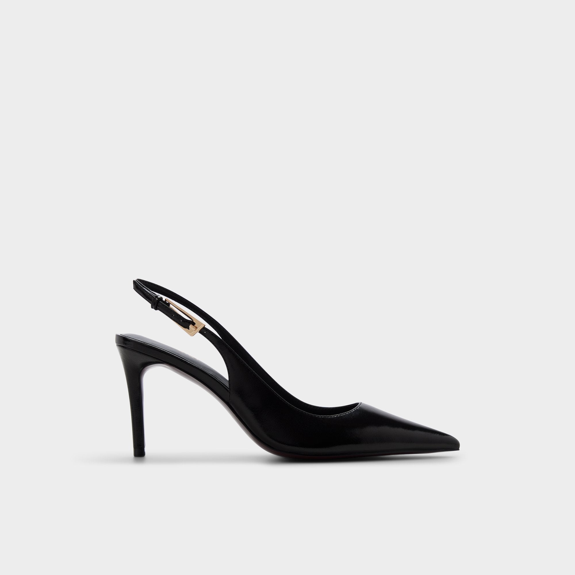 Syliaa in Open Black - Slingback heel