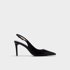 Syliaa in Open Black - Slingback heel