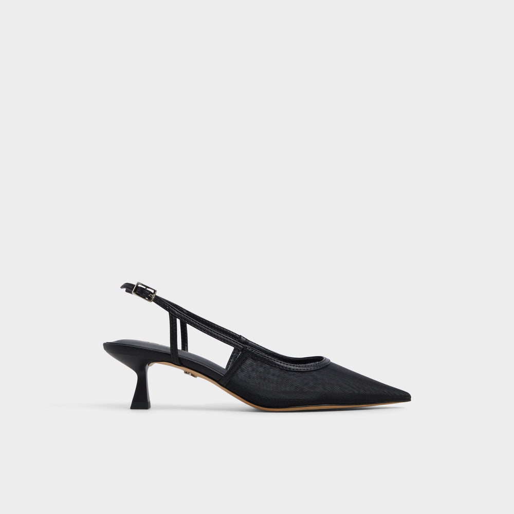 Kitten heel Maxina Black Women's Kitten heels - Slingback heel