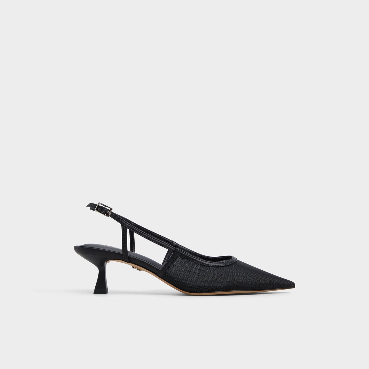 Kitten heel Maxina Black Women's Kitten heels - Slingback heel