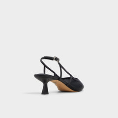 Kitten heel Maxina Black Women's Kitten heels - Slingback heel