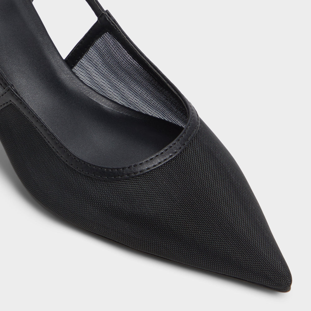 Kitten heel Maxina Black Women's Kitten heels - Slingback heel