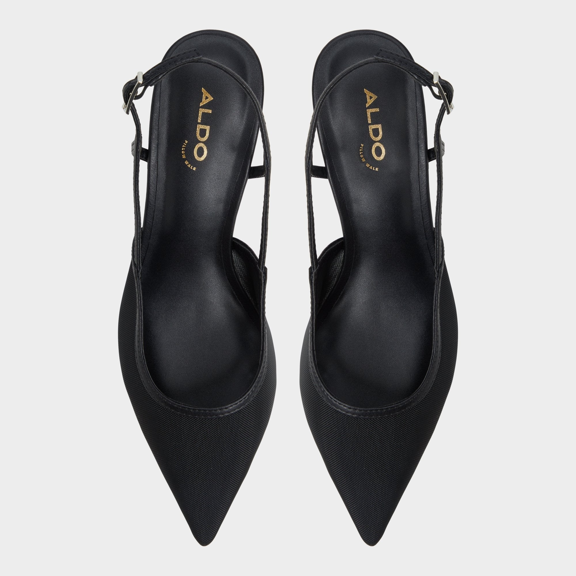 Kitten heel Maxina Black Women's Kitten heels - Slingback heel