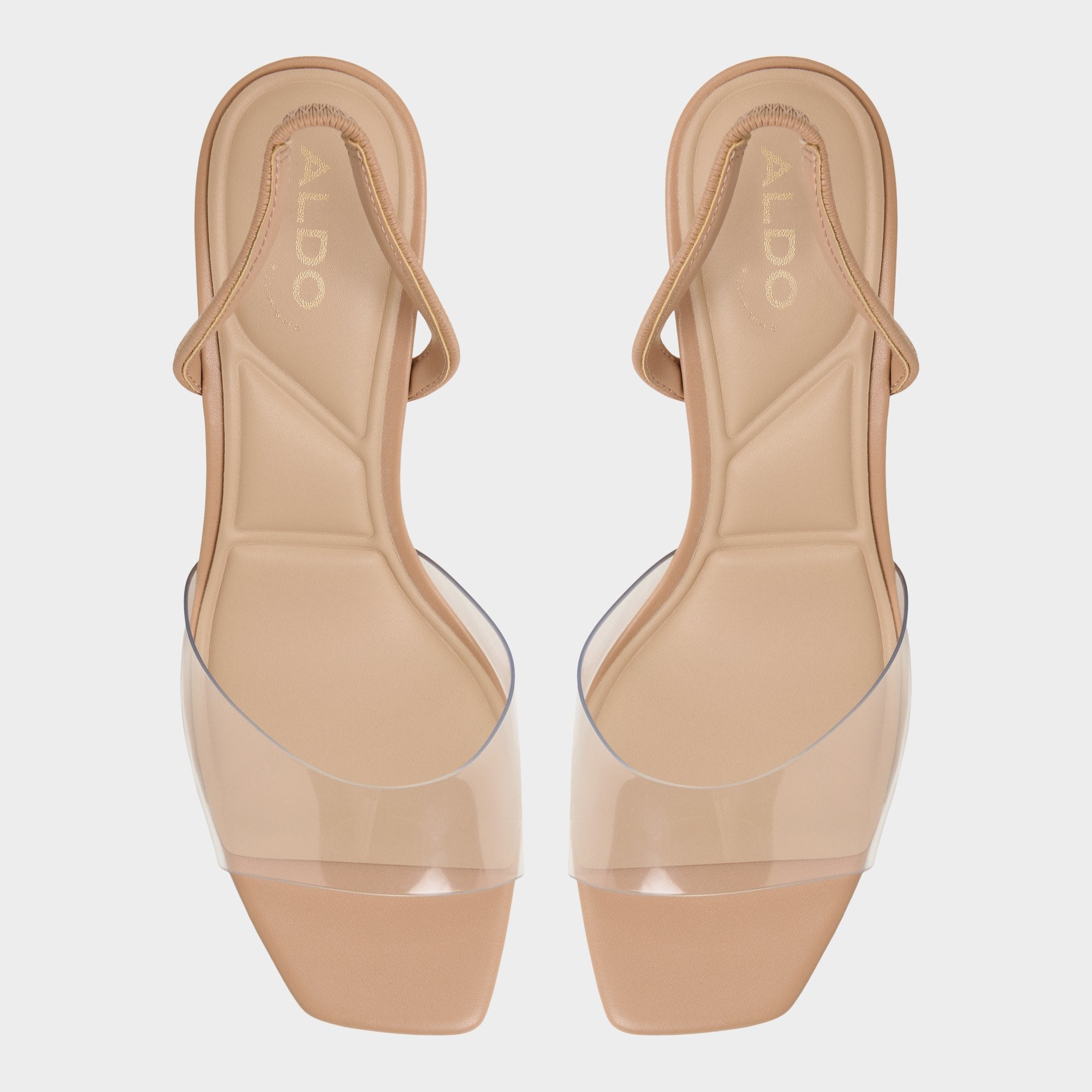 Andyana Beige Women's Strappy sandals - Slingback heeled sandal Stiletto heel