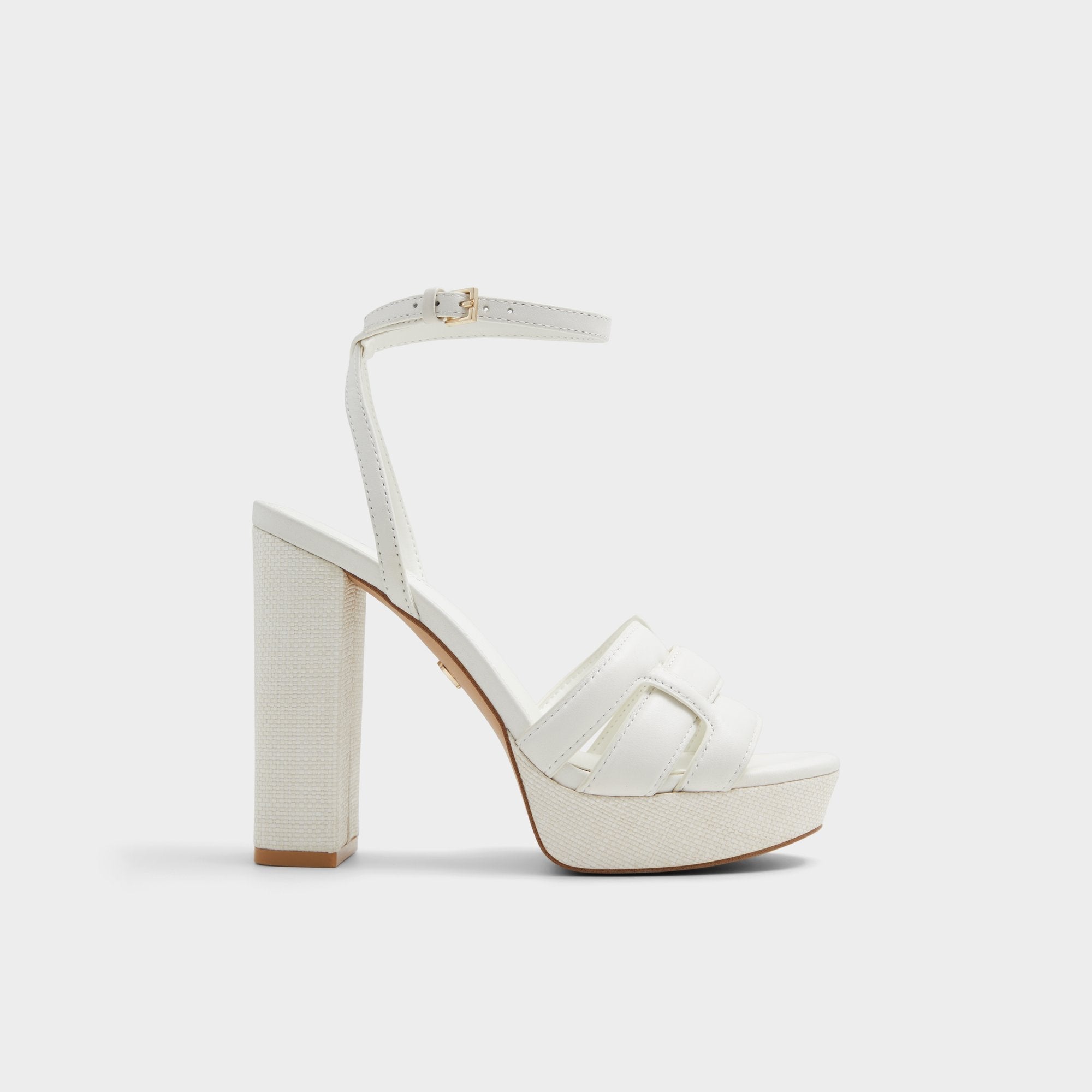 Platform Valaberel Open White Women's Platform sandals - Strappy heeled sandal