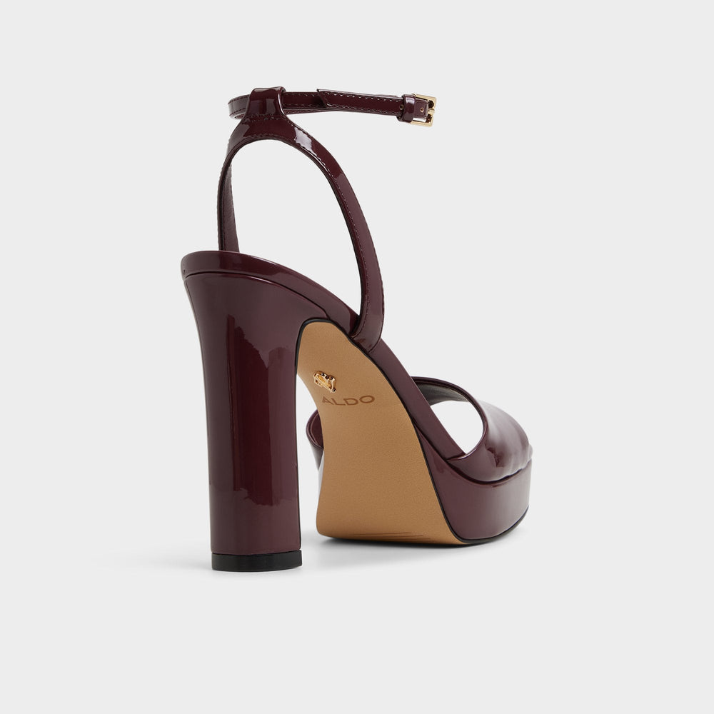 Chicgleam Bordo Women's Platform sandals - Heeled sandal Platform