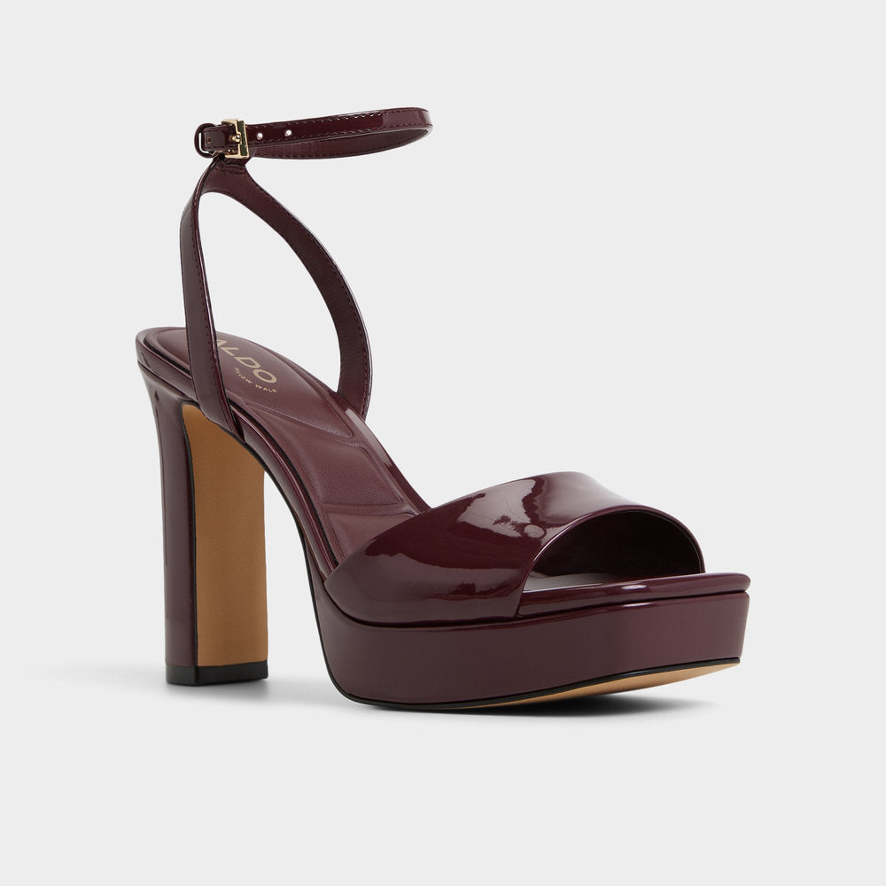 Chicgleam Bordo Women's Platform sandals - Heeled sandal Platform