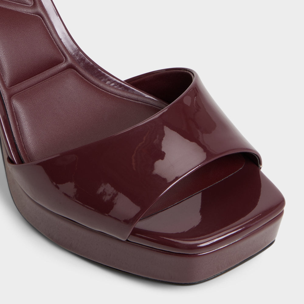 Chicgleam Bordo Women's Platform sandals - Heeled sandal Platform