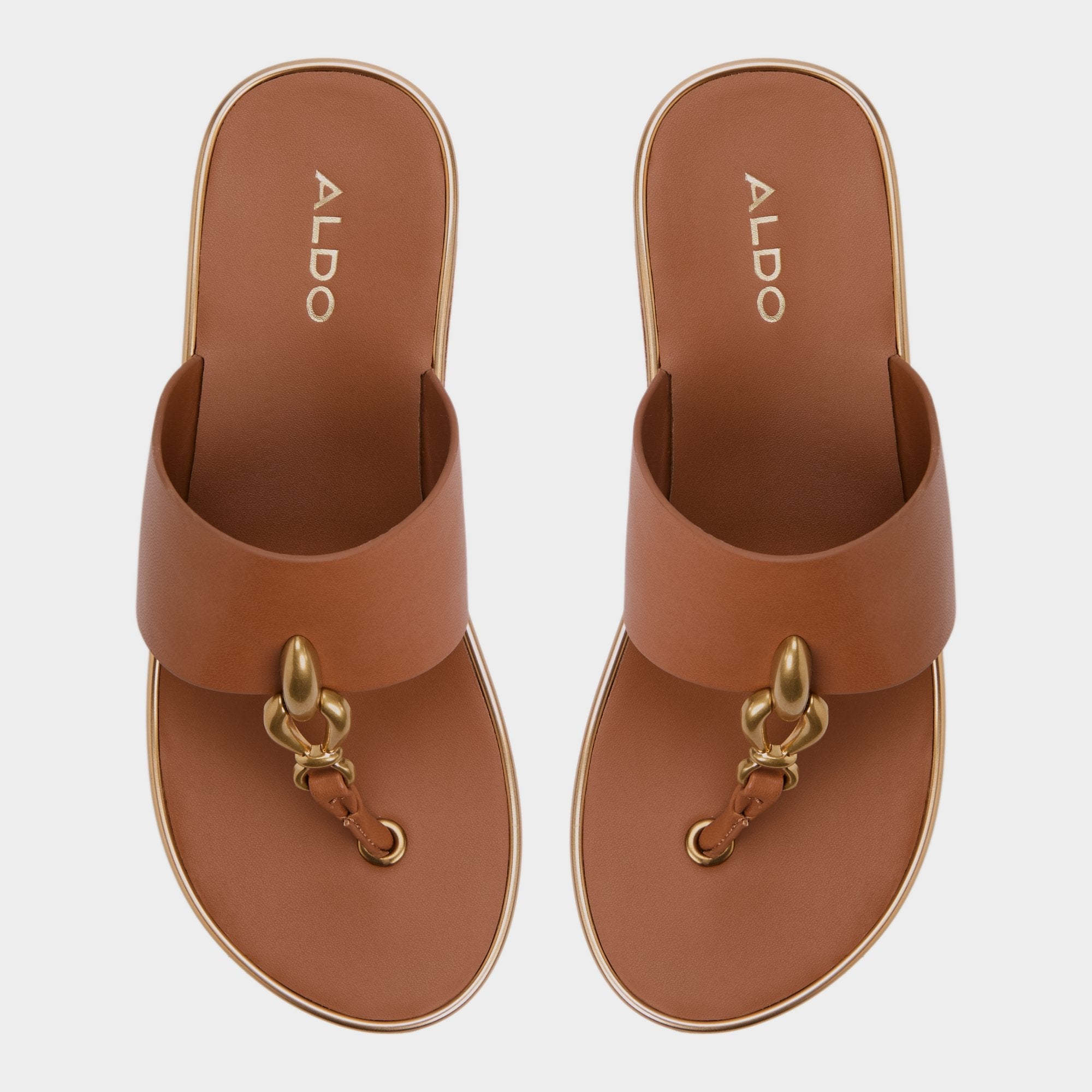 Penelopy Medium Brown Women's Platform sandals - Wedge sandal Wedge heel