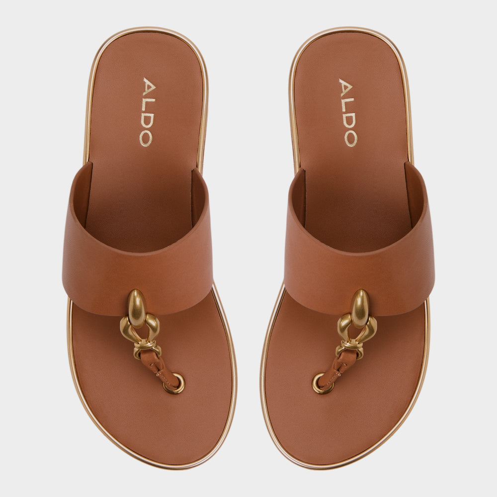 Penelopy Medium Brown Women's Platform sandals - Wedge sandal Wedge heel