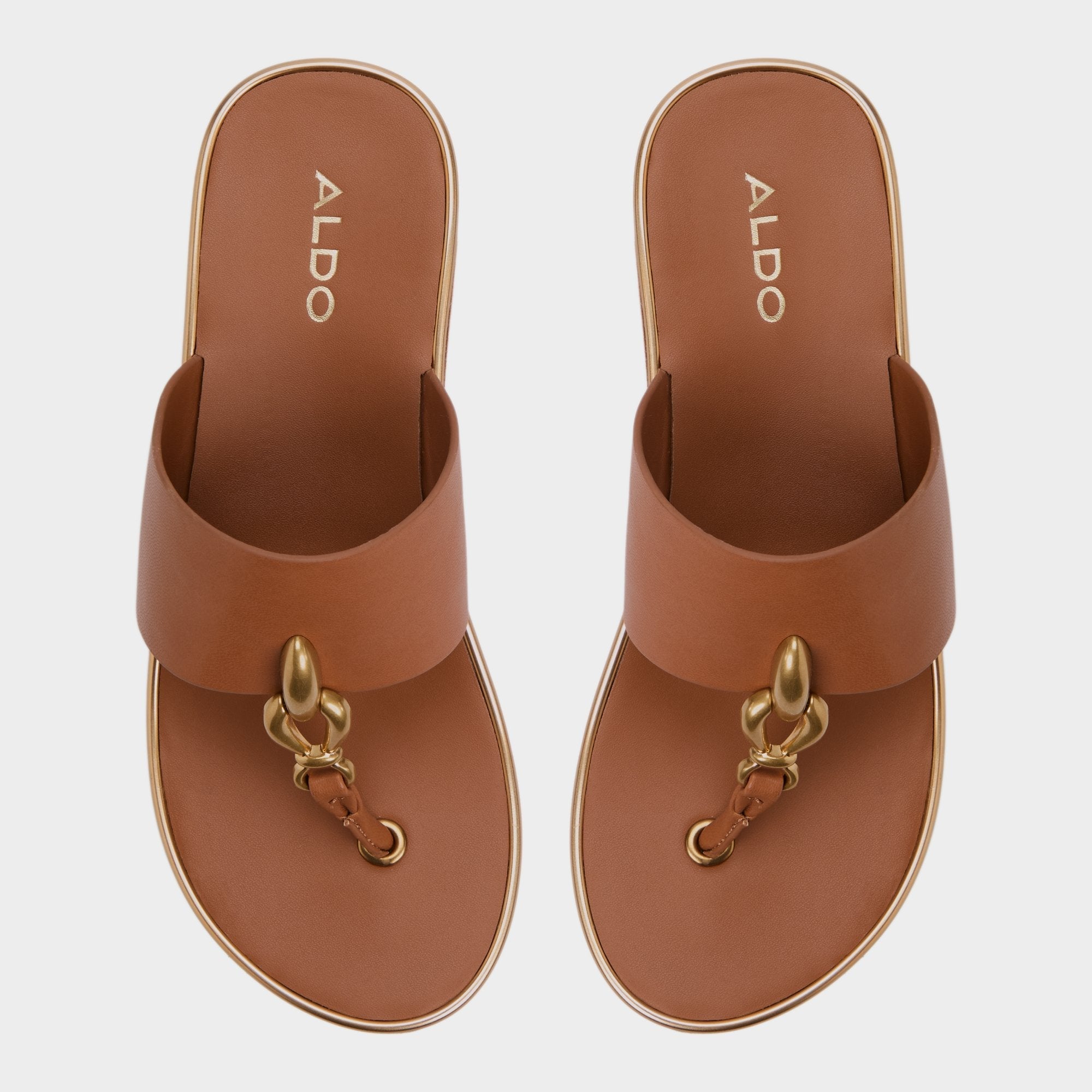Penelopy Medium Brown Women's Platform sandals - Wedge sandal Wedge heel