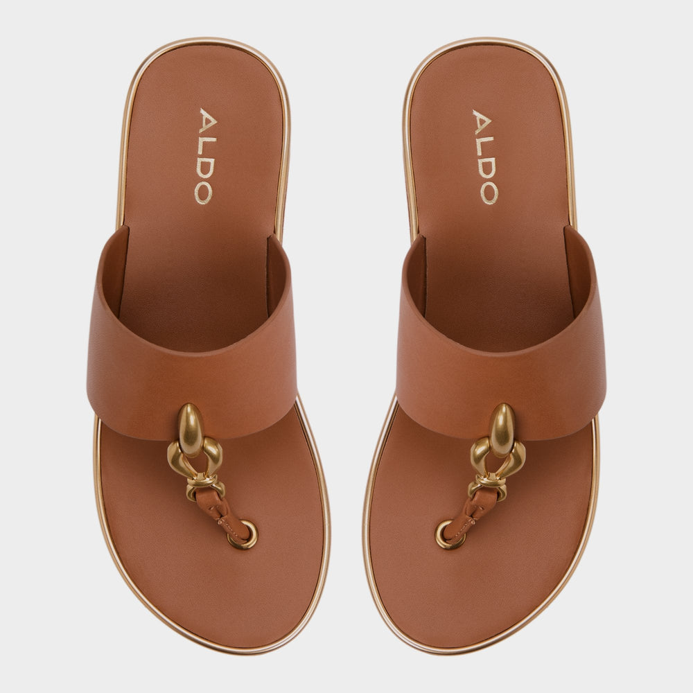 Penelopy Medium Brown Women's Platform sandals - Wedge sandal Wedge heel