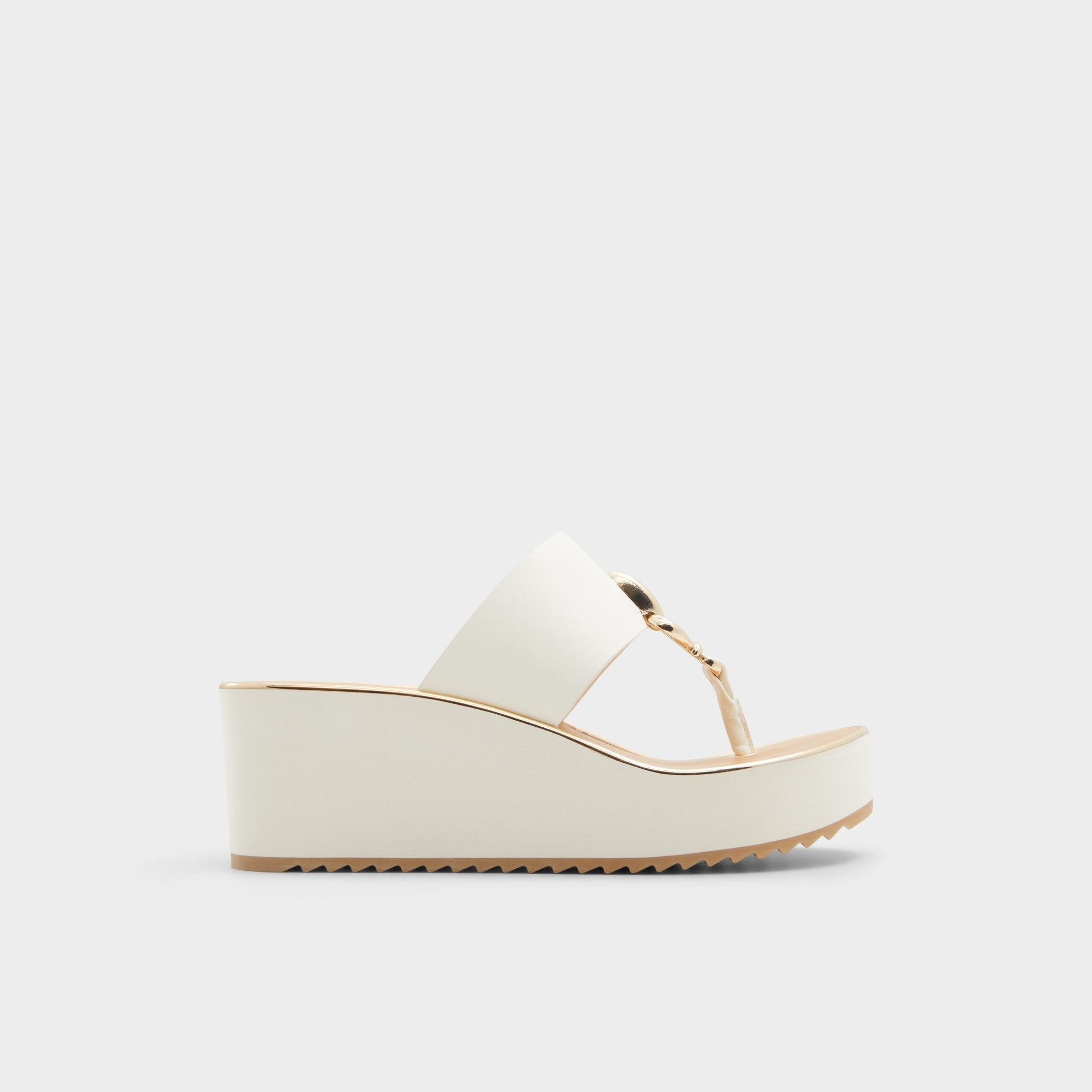 Penelopy White Women's Wedges - Wedge sandal Wedge heel