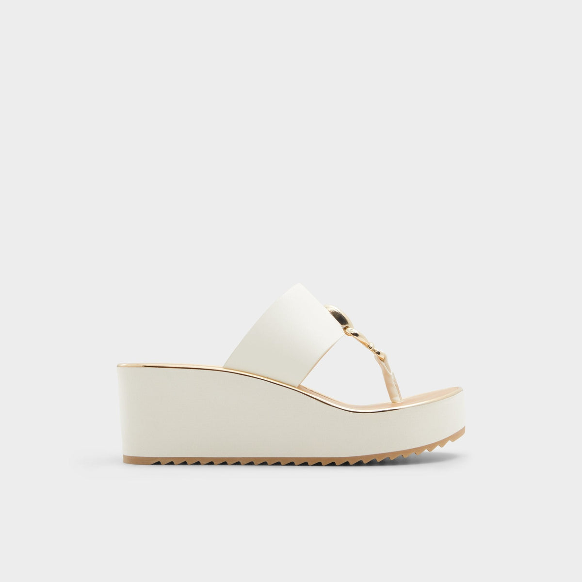 Penelopy White Women's Wedges - Wedge sandal Wedge heel
