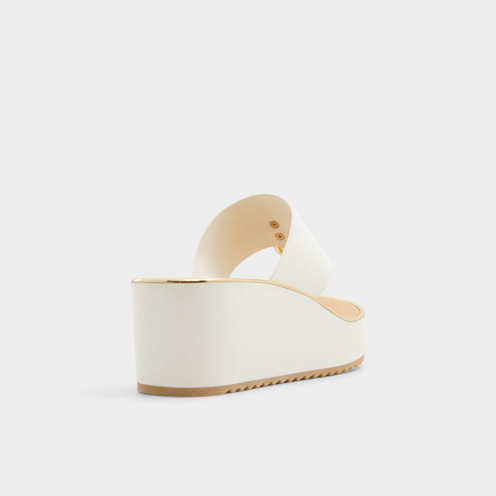 Penelopy White Women's Wedges - Wedge sandal Wedge heel