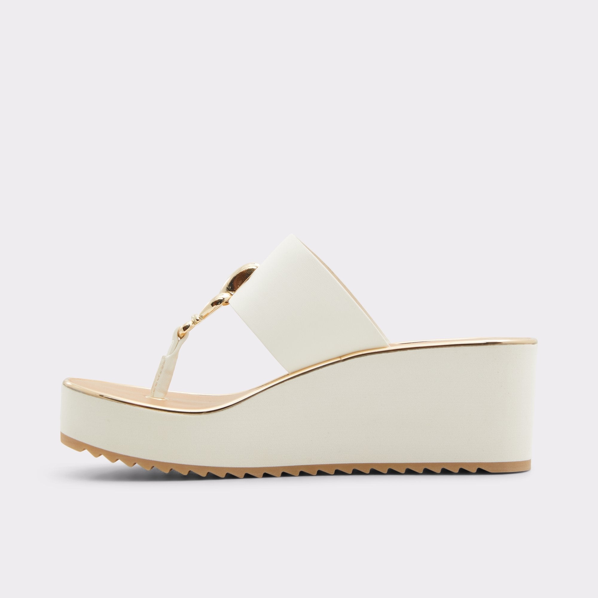 Penelopy White Women's Wedges - Wedge sandal Wedge heel