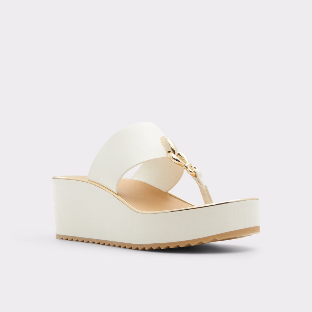 Penelopy White Women's Wedges - Wedge sandal Wedge heel
