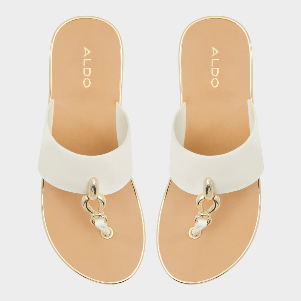 Penelopy White Women's Wedges - Wedge sandal Wedge heel