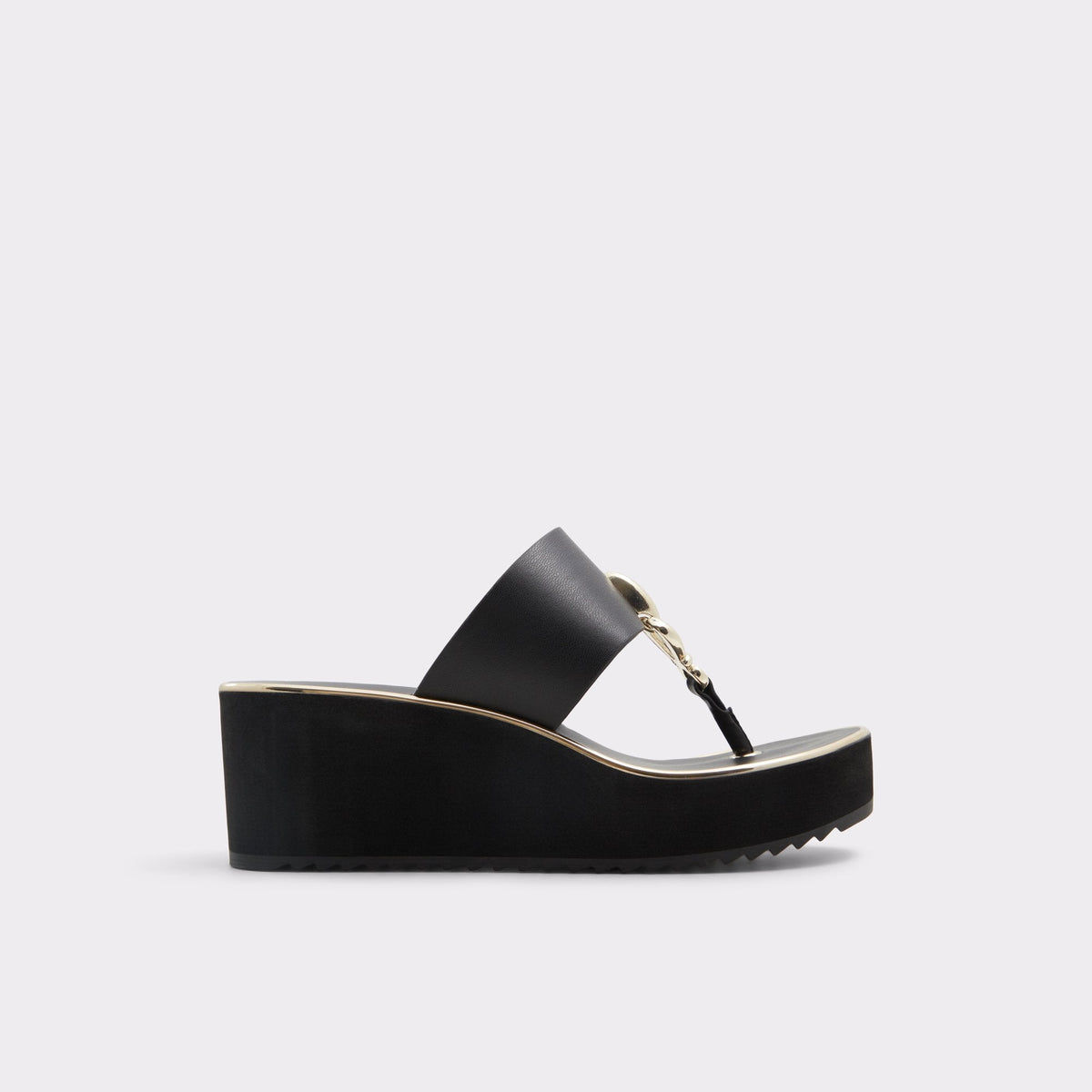 Penelopy Black Women's Wedges - Wedge sandal Wedge heel
