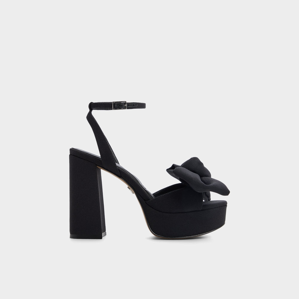 Luscious in Black 14154112 - Strappy heeled sandal Platform