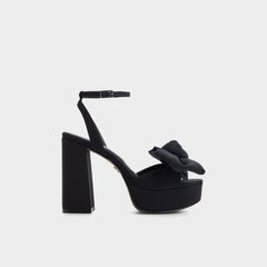 Luscious in Black 14154112 - Strappy heeled sandal Platform