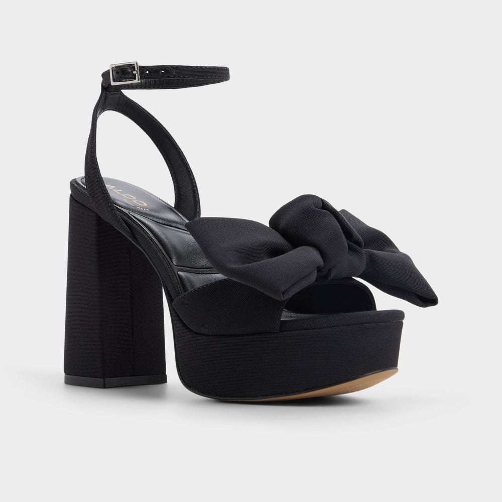 Luscious in Black 14154112 - Strappy heeled sandal Platform