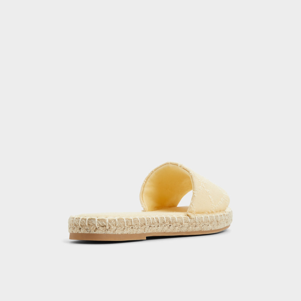 Erireni Dark Yellow Women's Platform sandals - Slide sandal