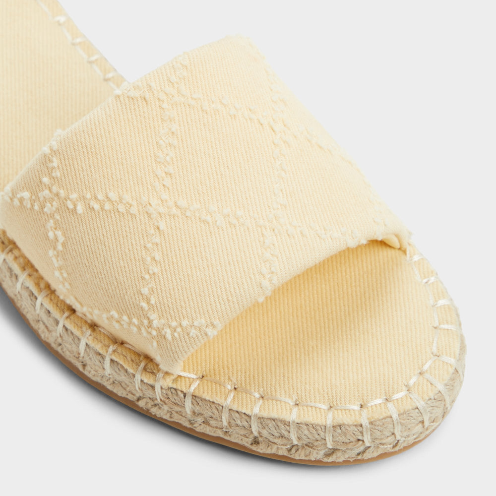 Erireni Dark Yellow Women's Platform sandals - Slide sandal