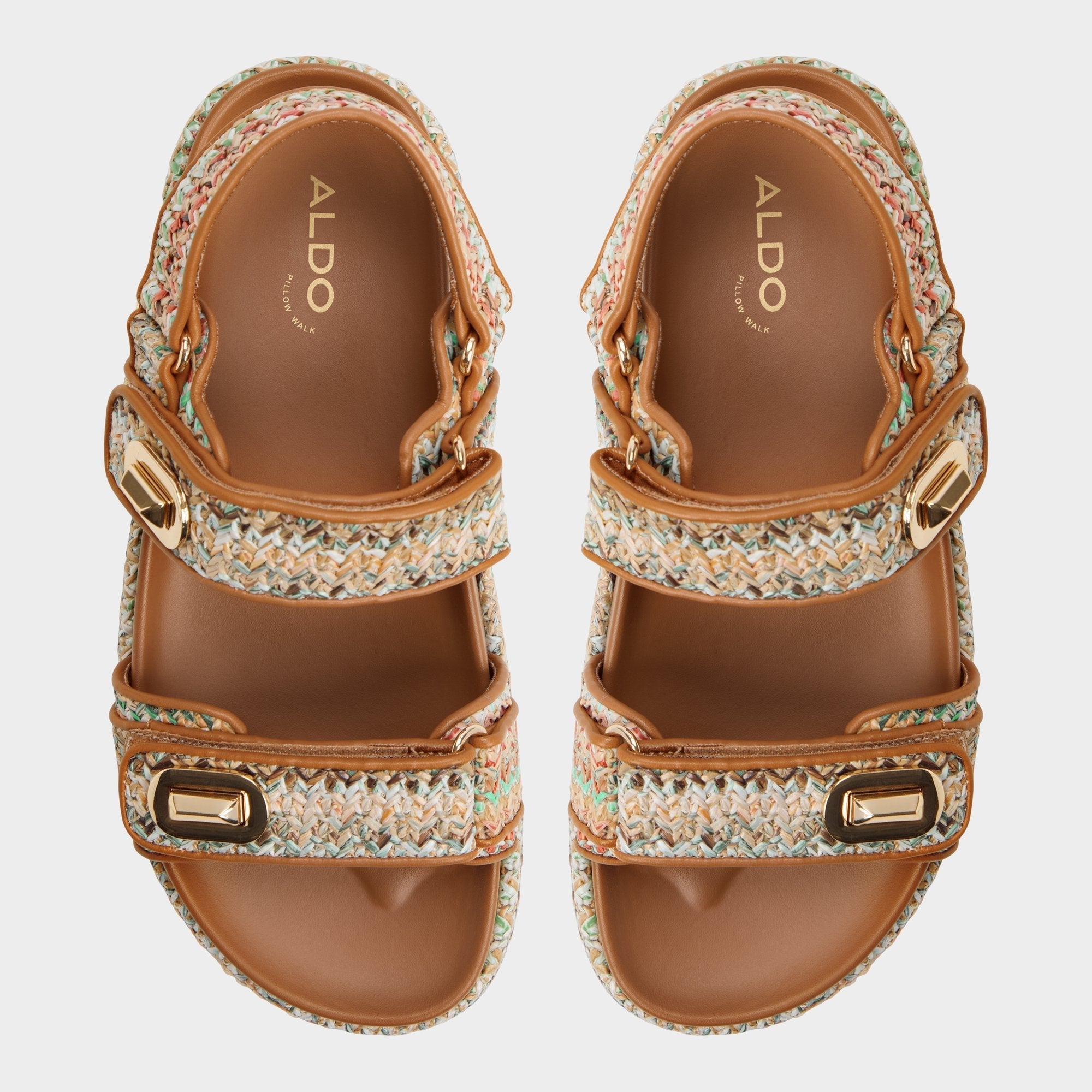Sunhaven Bright Multi Women's Platform sandals - Footbed sandal